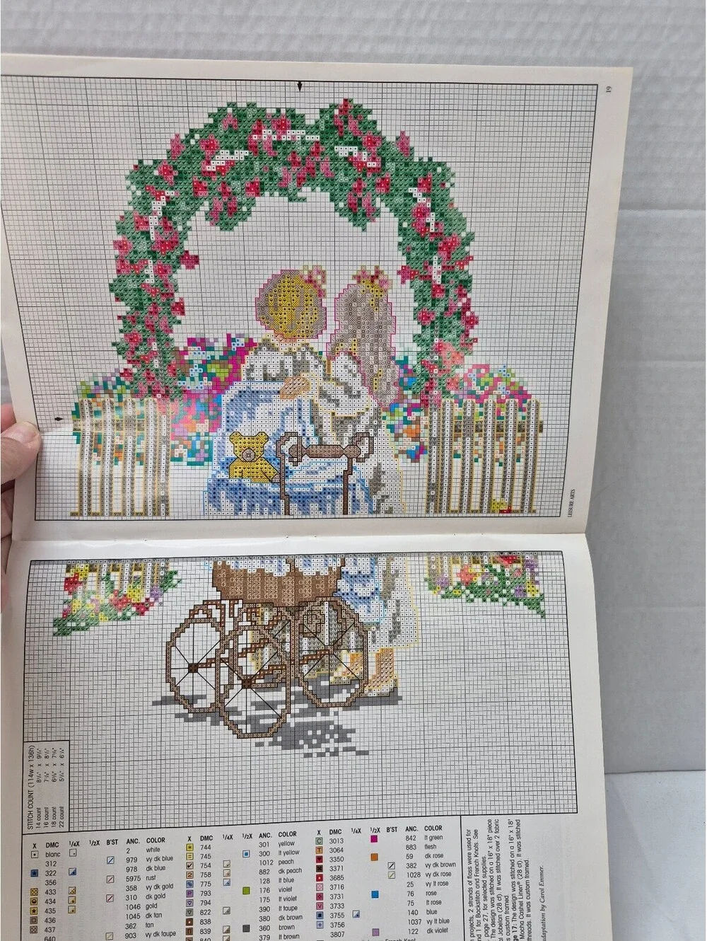 For the Love of Cross Stitch Magazine March 1996 Issue w 20 Spring Projects J289